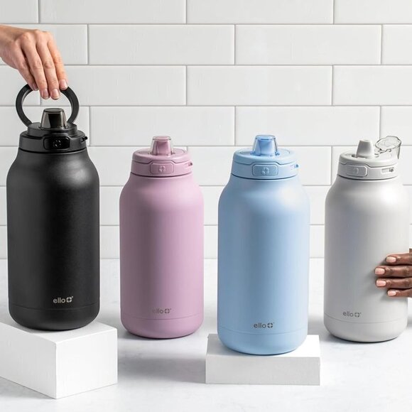 Ello Hydra 64oz Half Gallon Water Jug with Handle & Straw & Leak-Proof NEW - Picture 4 of 4